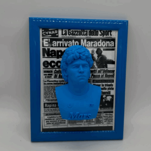 Quadro di Maradona in 3D