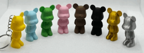 Orsetti Portachiavi 3D – Colorati, Originali e Personalizzabili - immagine 2